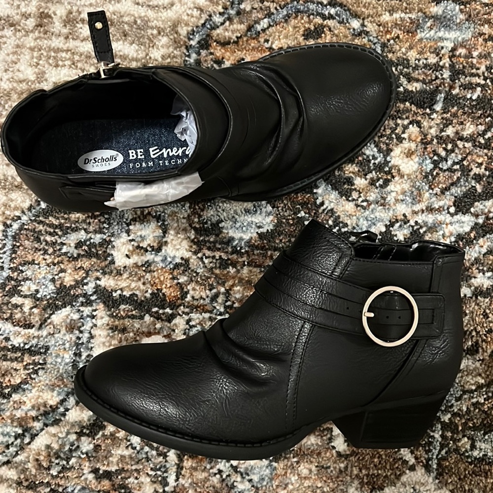 Dr Scholls black Jenna booties